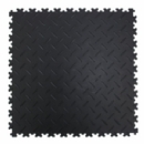 Pvc kliktegel diamant zwart 50x50cm