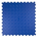 Pvc kliktegel diamant blauw