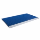 Aluminium entreemat blauw 80x50x2,2cm