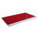 Aluminium entreemat rood 80x50x2,2cm