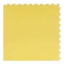 Pvc kliktegel leather geel 500x500x5,5mm