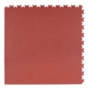 Pvc kliktegel leather steenrood 500x500x5,5mm