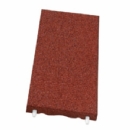 Speelplaatstegel 50x25x4,5cm rood