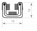 Raamprofiel 13x10mm