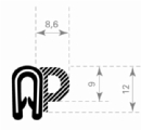 Klemprofiel 2-3mm