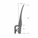 Klemprofiel 1,5-4mm (hoogte 54mm)