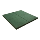 Speelplaatstegel 100x100x6,5cm groen