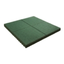 Speelplaatstegel 100x100x7,5cm groen