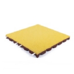 Speelplaatstegel 50x50x4,5cm geel
