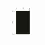 Volrubberband 20x12mm