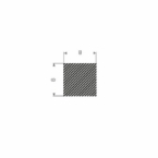 Mosrubberband 8x8mm