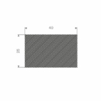 Mosrubberband 40x25mm