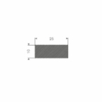 Mosrubberband 25x10mm