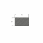 Mosrubberband 25x15mm