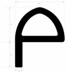 Steigerprofiel 120x100mm