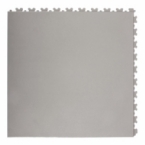 Pvc kliktegel leather lichtgrijs 500x500x5,5mm