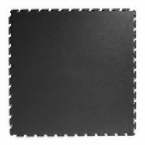 Pvc kliktegel hamerslag zwart 50x50cm