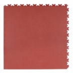 Pvc kliktegel leather steenrood 500x500x5,5mm