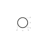 EPDM rubber slang 48x54mm