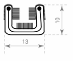 Raamprofiel 13x10mm