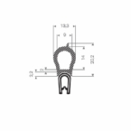 Klemprofiel 1-3mm