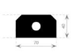 Luikenpakking 70x40mm